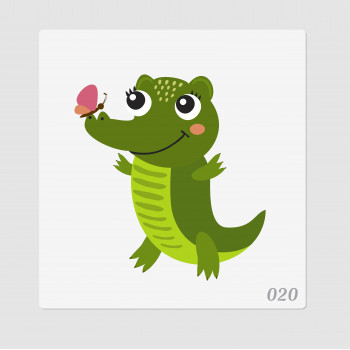 Иллюстрация "Крокодильчик"