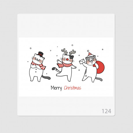Ілюстрація "Merry Christmas котики 2"