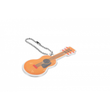 Мягкая светоотражающая подвеска "Гитара"