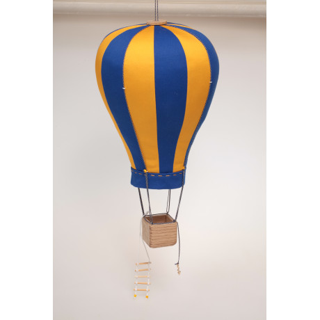 Мобильный воздушный шар Желто-синий 44см