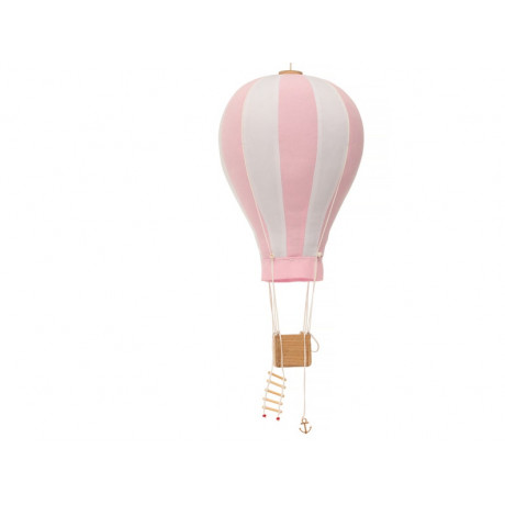 Мобильный воздушный шар бело-розовый 44см