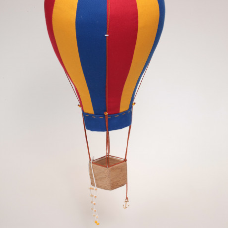Мобильный воздушный шар сине-желто-красный 44см