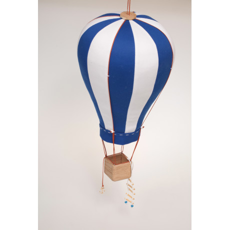 Мобильный воздушный шар Бело-синий 44см