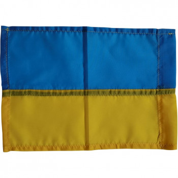 Флаг Украины нейлон 29*19 см